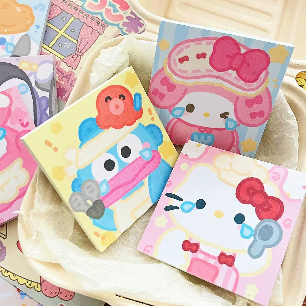 Sanrio, подлинно милые заметки высокого качества для учеников