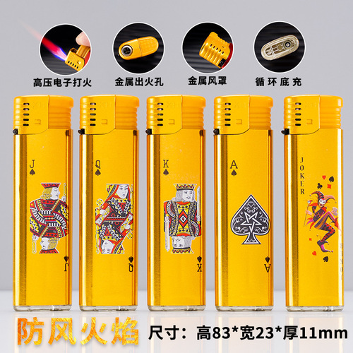 Factory Direct Sales Windproof Lighter Wholesale Disposable Regular Supermarket Home Use Lighter 50 Pieces in a Full Box