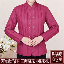 大码羽绒服内胆妈妈装中老年女士保暖衣奶奶内穿鸭绒袄女装冬