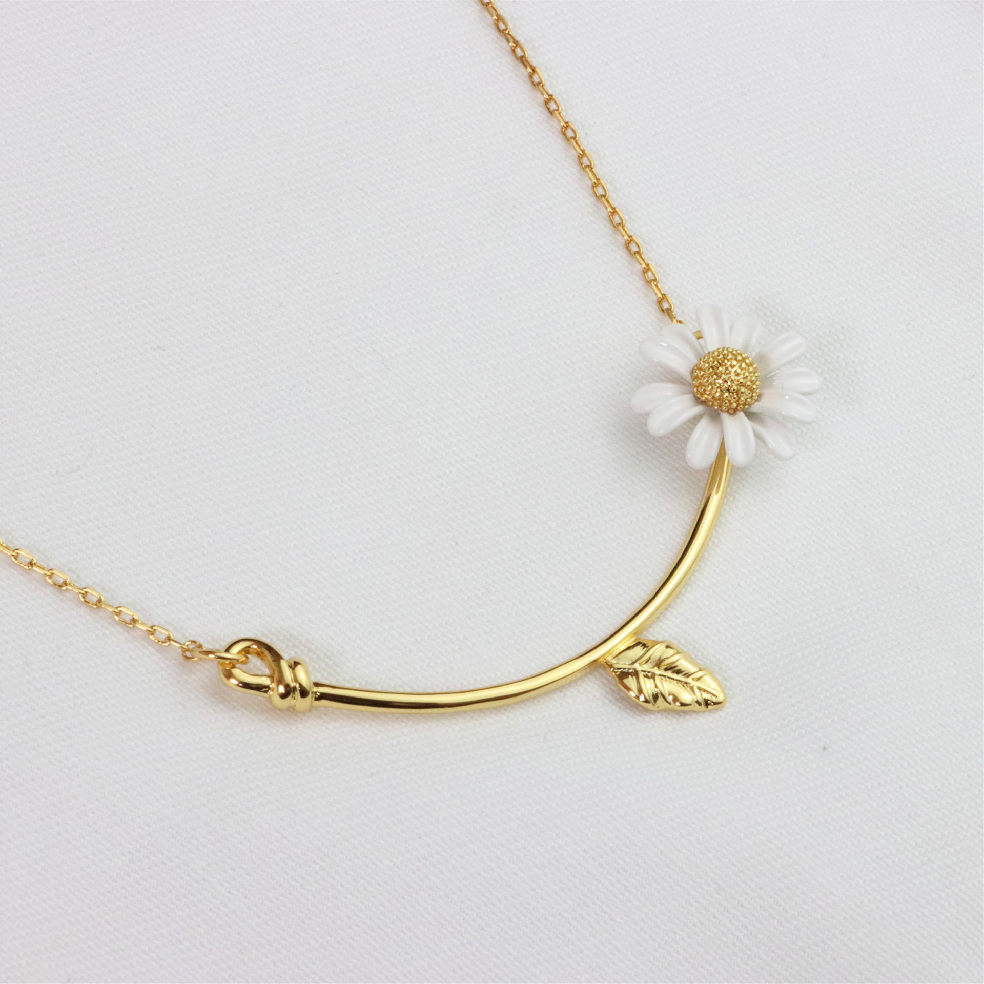 Retro Flower Titanium Steel Copper Enamel Plating Necklace 1 Piece_colorza_5