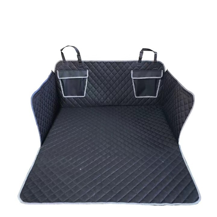 Cojín de carro para mascotas protector de baúl para asiento de mascotas impermeable a prueba de suciedad para viajes de automóviles para mascotas