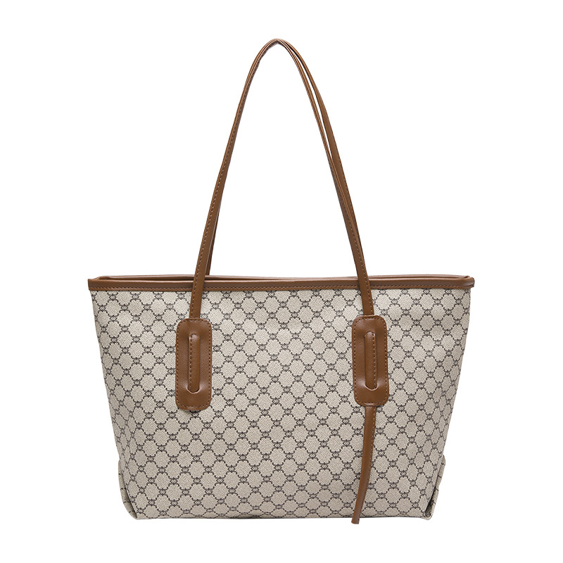 Color contrastante tendencia ocio bolso de gran tamaño 2025 primavera nuevo nicho de moda ocio de gran capacidad bolso de hombro axilar
