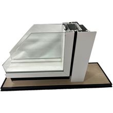 90款双玻百叶隔断办公室玻璃隔断墙铝合金高隔间写字楼钢化玻璃