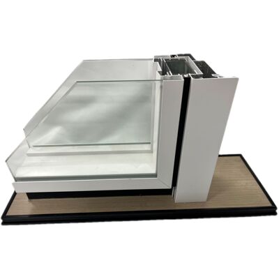 90款双玻百叶隔断办公室玻璃隔断墙铝合金百叶隔断墙高隔间写字楼|ms