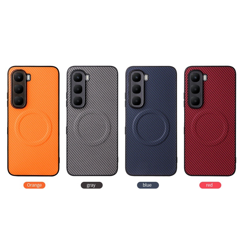 Infinix Hot 60i və Hot 60 Pro+ üçün karbon fiber telefon qabı