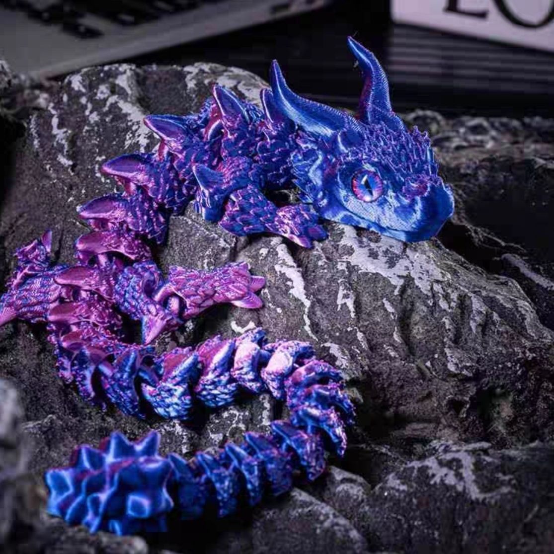 환경 친화적인 소재: [블루 퍼플 드래곤 트레저] 1팩 - 가동식 관절