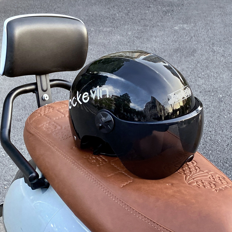 Electric Vehicle Summer Sunscreen Half Helmet - Universal