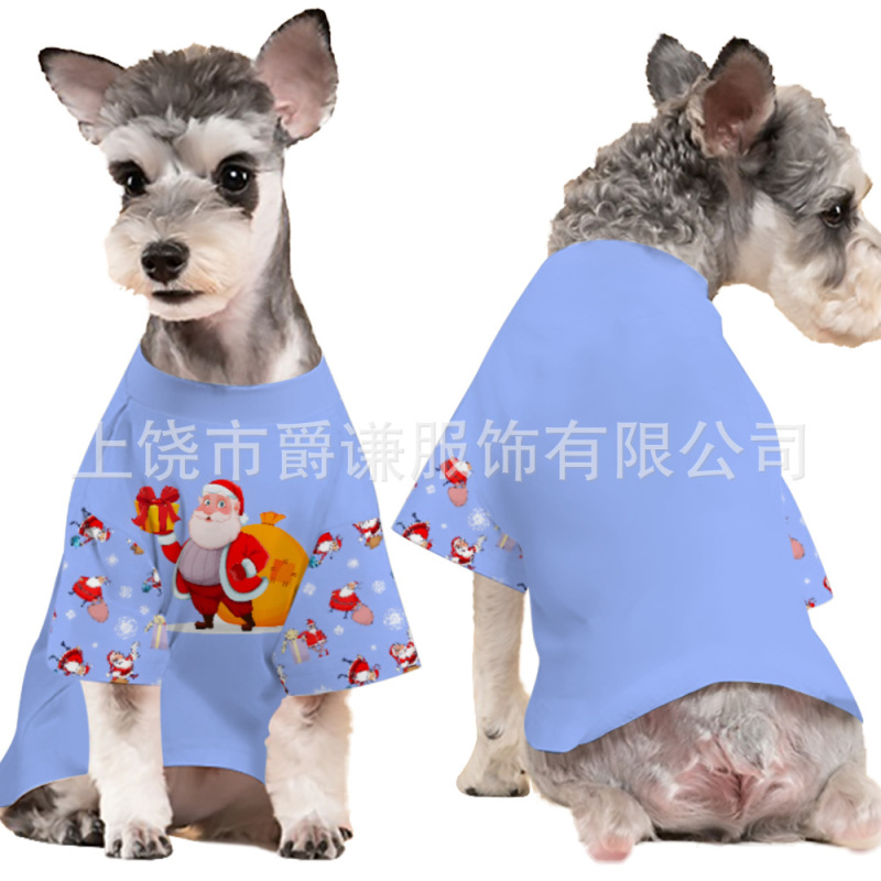 2025跨境新款圣诞亲子家庭装3D数码印花长袖睡衣套装家居服睡裤|undefined
