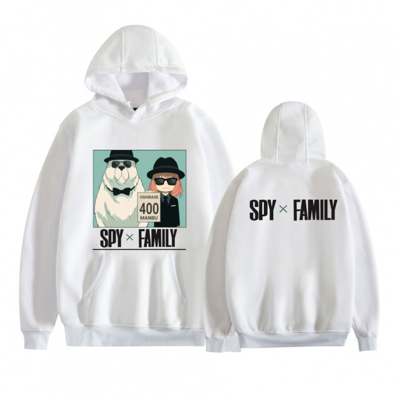 Spy Family Anya Creative and Fun New Couple's Pullover Sweatshirt with Fleece Hoodie for Export
