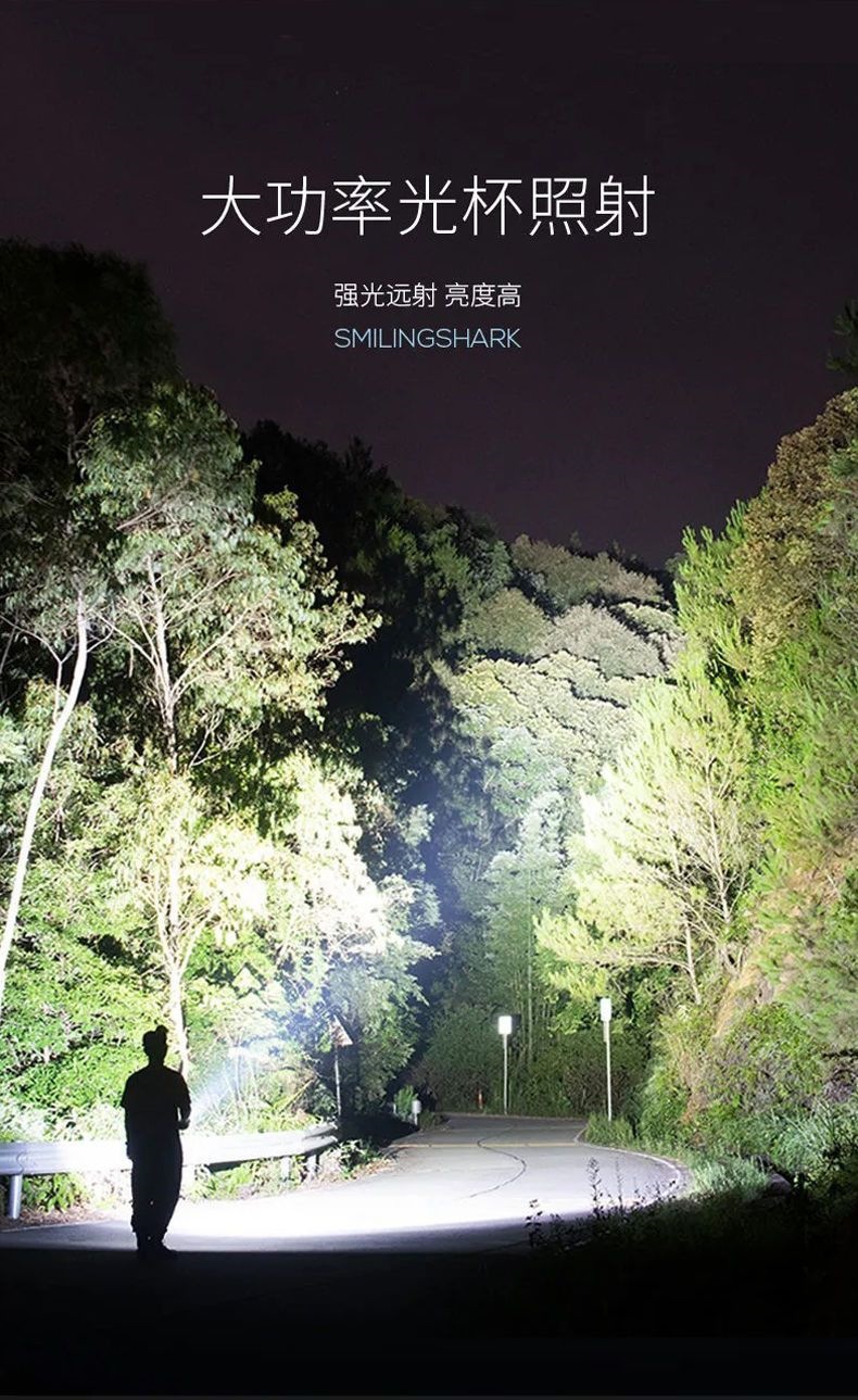 Special Forces LED High-Brightness Flashlight, Ultra-Bright, Long-Range, Rechargeable, Multi-Function, for Home, Outdoor, Emergency, and Camping
