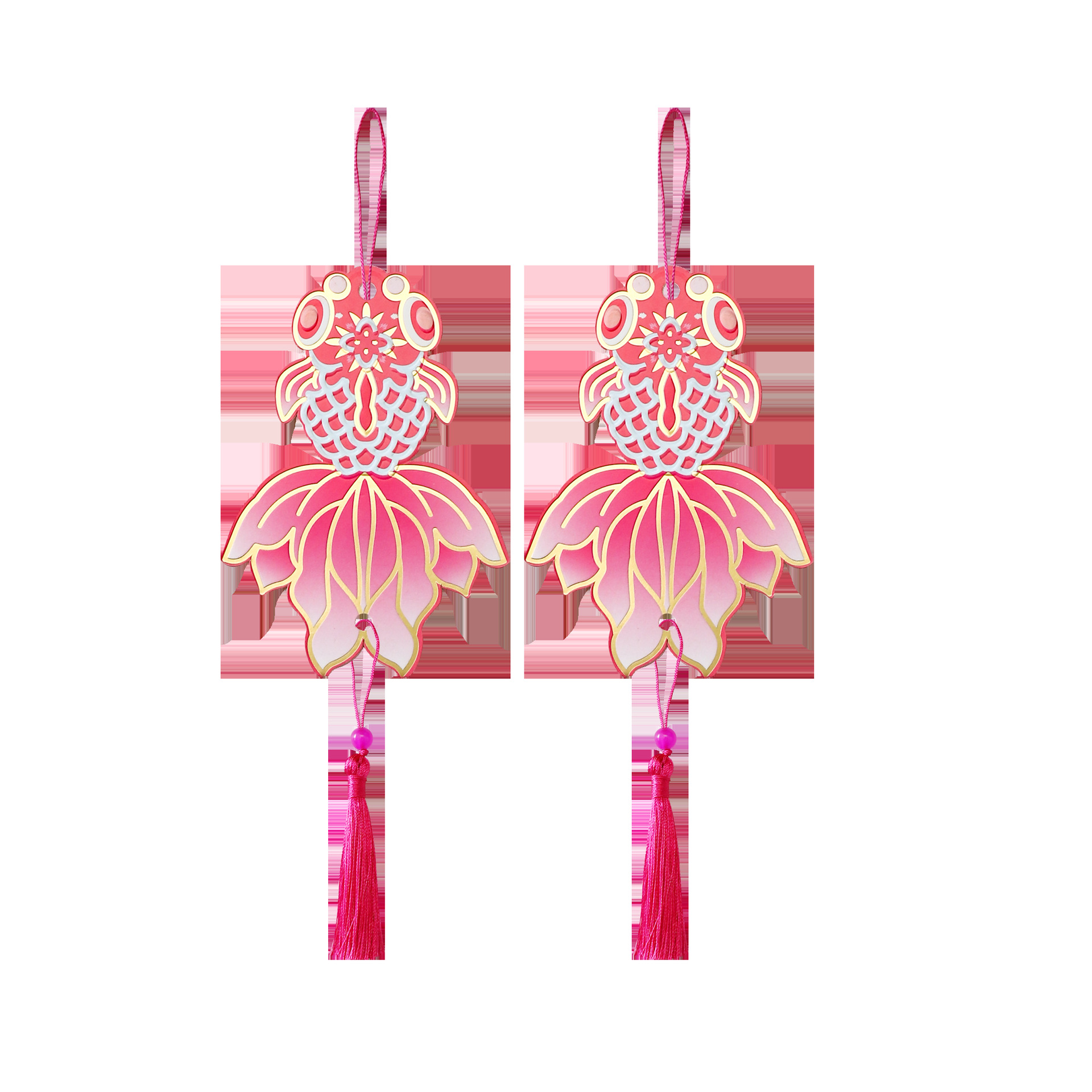 Cuatro colores Cordier National Tide brocado de oro tarjetas de fiestas de Año Nuevo tarjetas tarjetas de papel DIY ramo de flores tarjetas embalaje de flores