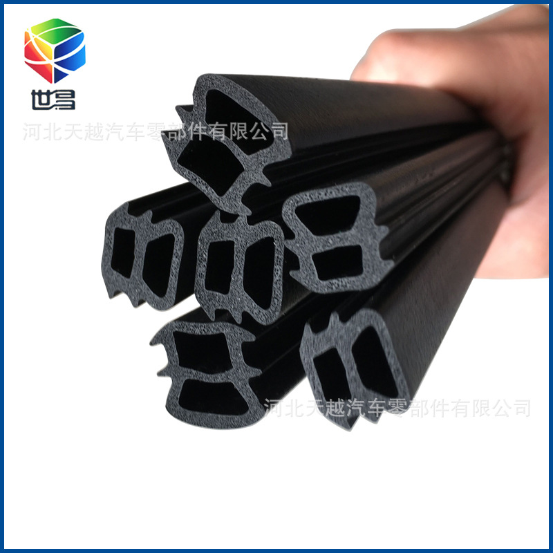 双孔发泡密封条 家居电器设备填缝止水发泡密封条 日字形橡胶条