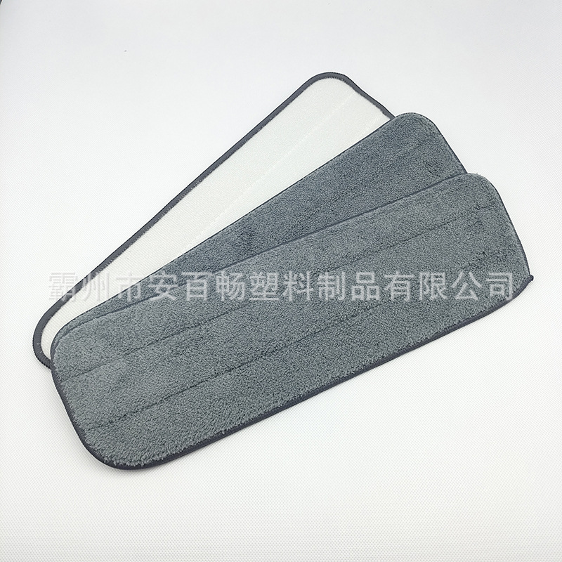 貼り付け式スプレー噴水モップ交換布自己接着式モップ布台形布サンゴ絨毛噴水モップ布
