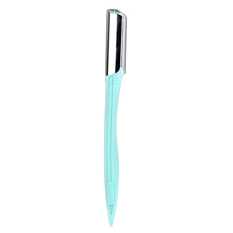 Eyebrow Razor Set, Foldable Handle with Protective Cover, Multi-Color Bulk Pack