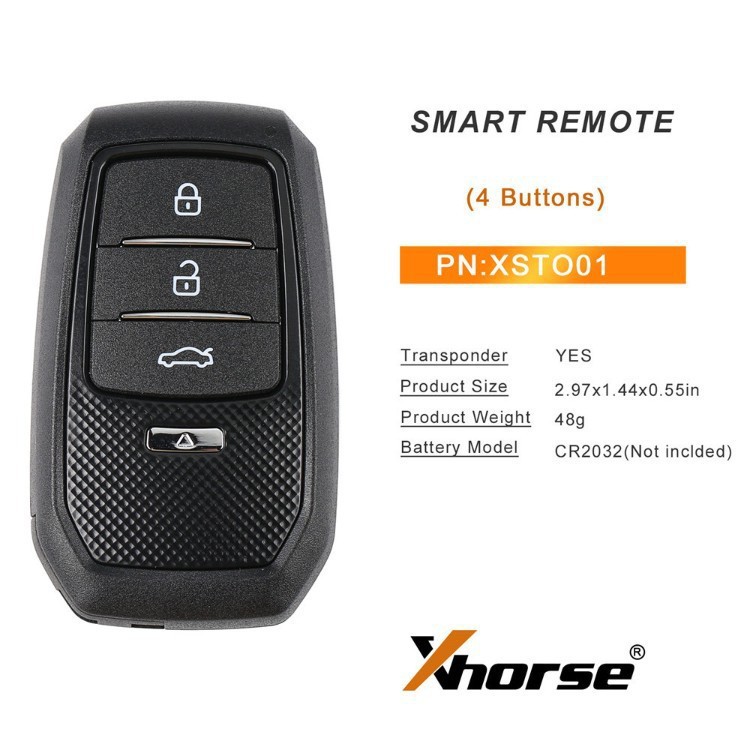 Xhorse XSTO01EN Universal TOYOTA Smart Remote Key is suitable for Toyota XM38 overseas version
