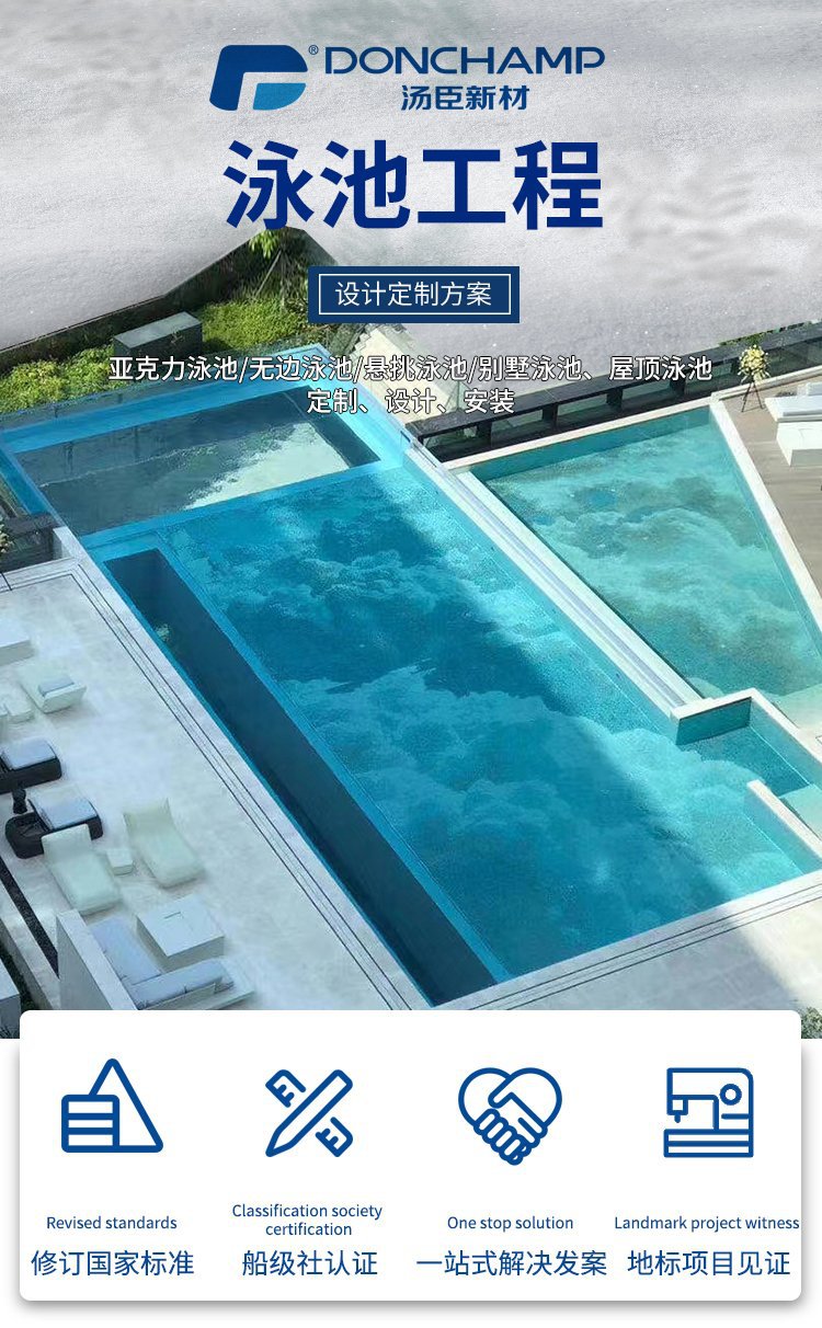 厂家定制亚克力悬挑泳池阳台游泳池无边界屋顶泳池定制设计施工-阿里巴巴