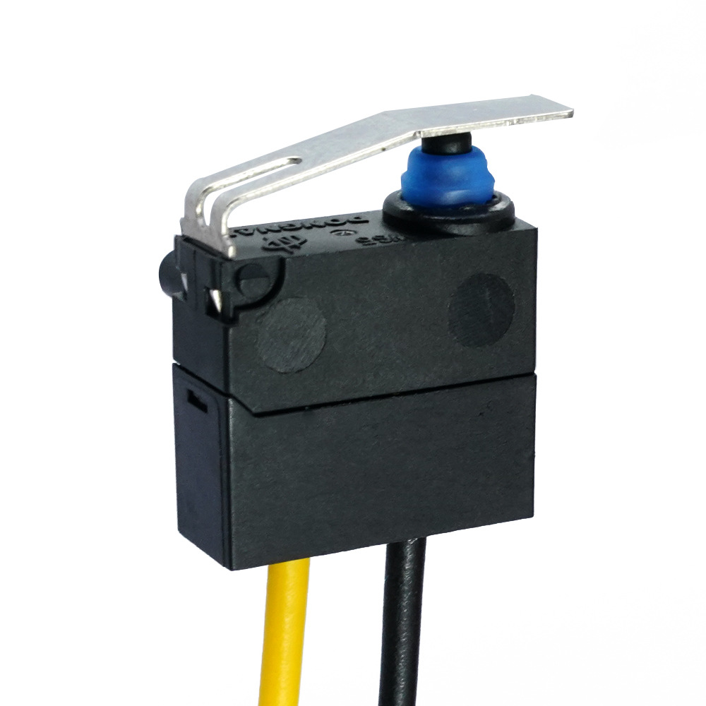 供应优质防水微动开关 多国认证WS5带电阻带电线防水微动开关