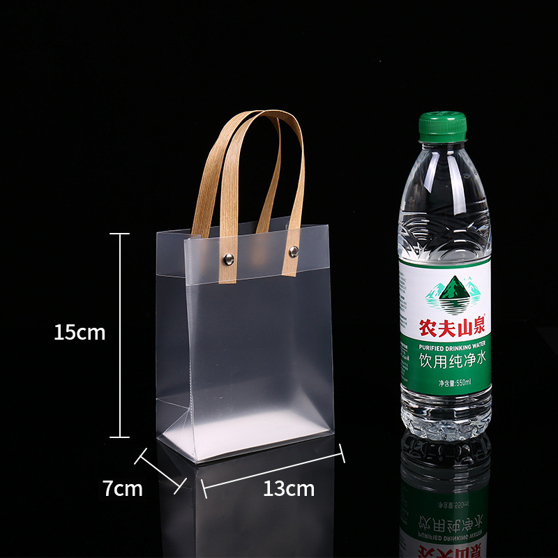 Bolsa de plástico transparente PP personalizada bolsas de regalo dulces de boda con bolsas de regalo personalizadas