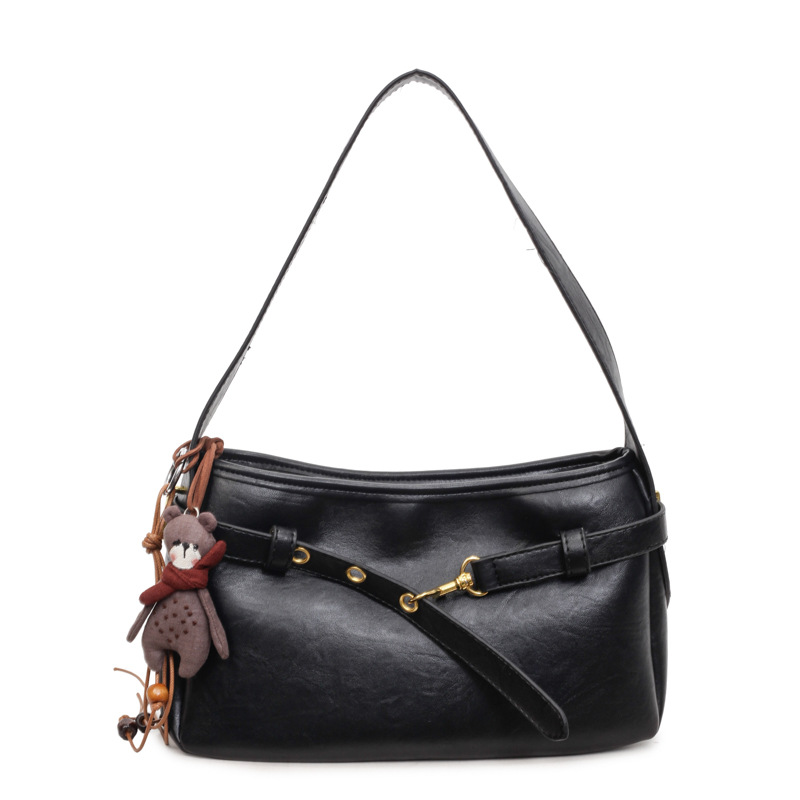 Transfronterizos retro temperamento alto bolso de brazo de mujer 2025 invierno nuevo gran capacidad versátil mochila de viaje