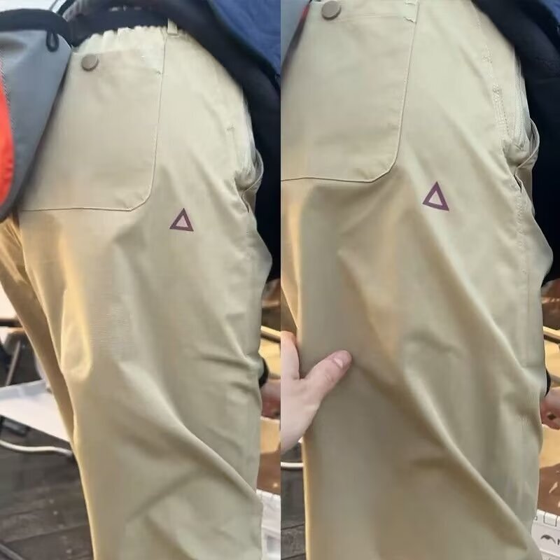 Japanese Style Mountain Series Functional Scratch-Resistant Wear-Resistant Tear-Resistant Unisex Tapered Draped Outdoor Quick-Dry Breathable Casual Pants