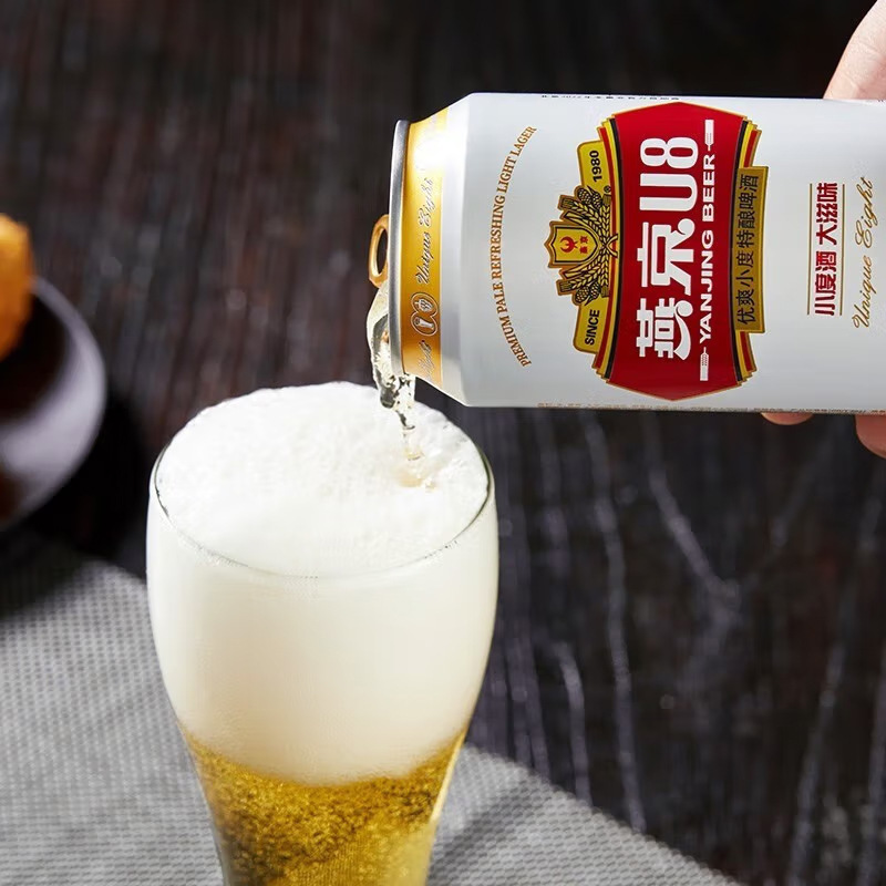 延京ビール 延京 U8 小酒 クラシックスペシャルビール 8度ビール フルボックス 延京 U8 ビール 500mL×12缶|undefined