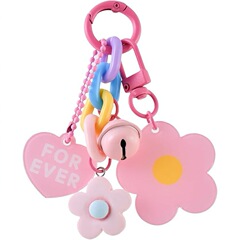 Insかわいいクリエイティブアクリル花のキーホルダー
