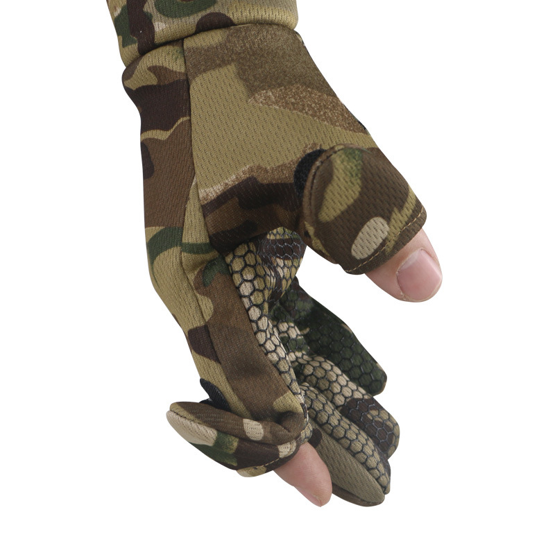 Guantes de invierno a prueba de frío con guantes de esquí calientes gruesos y antideslizantes para montar
