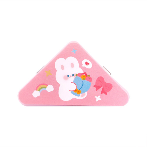 Cartoon corner clip student test paper information book corner clip bill folder cute stationery binding triangle clip