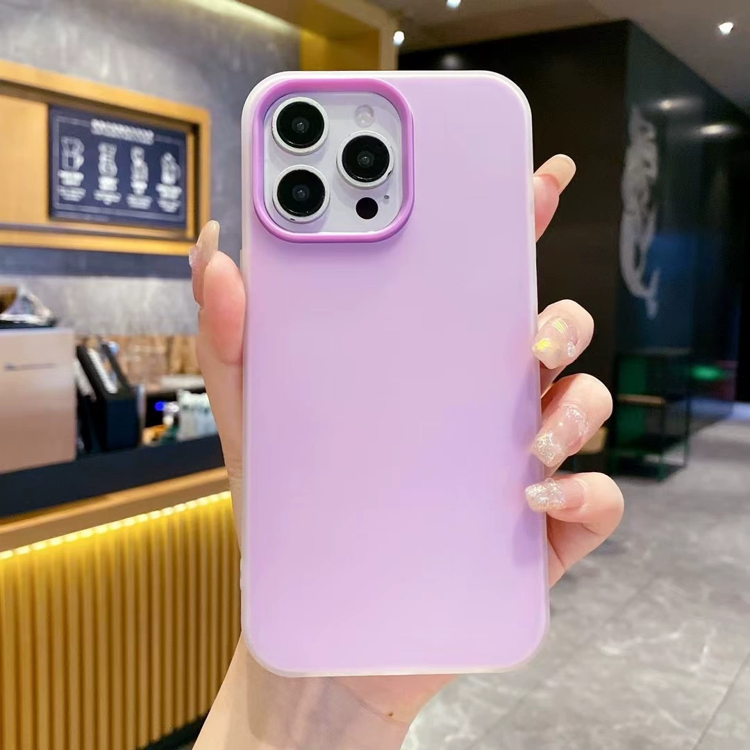 Двухслойный Jelly-чехол подходит для iPhone16/15/14promax Apple 13/12pro все включено 11 защитный чехол
