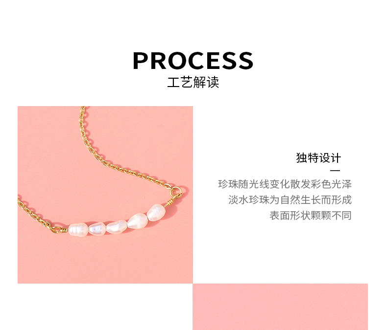 Imitation Baroque Freshwater Pearl Necklace display picture 10