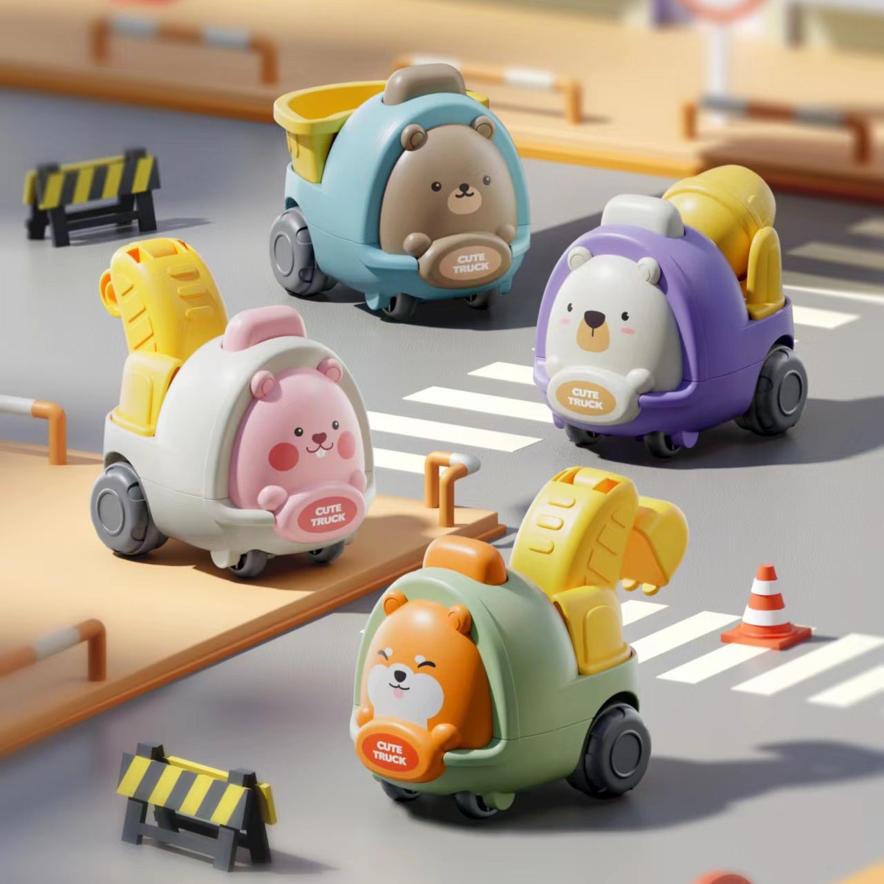 Inercia infantil coche de juguete bebé 1 - 13 años de ingeniería de retroalimentación coche de 6 meses bebé 2 niños niñas