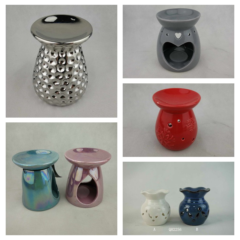 Ornamento creativo horno de fragancia lámpara de fragancia ladrillo de fragancia calentamiento aceite esencial horno de cera de fusión horno de cerámica horno de aceite esencial hecho a mano