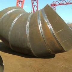 Large diameter stainless steel shrimp waist elbow high pressure wear-resistant seamless thick wall elbow 90 degree 180 degree stamping elbow