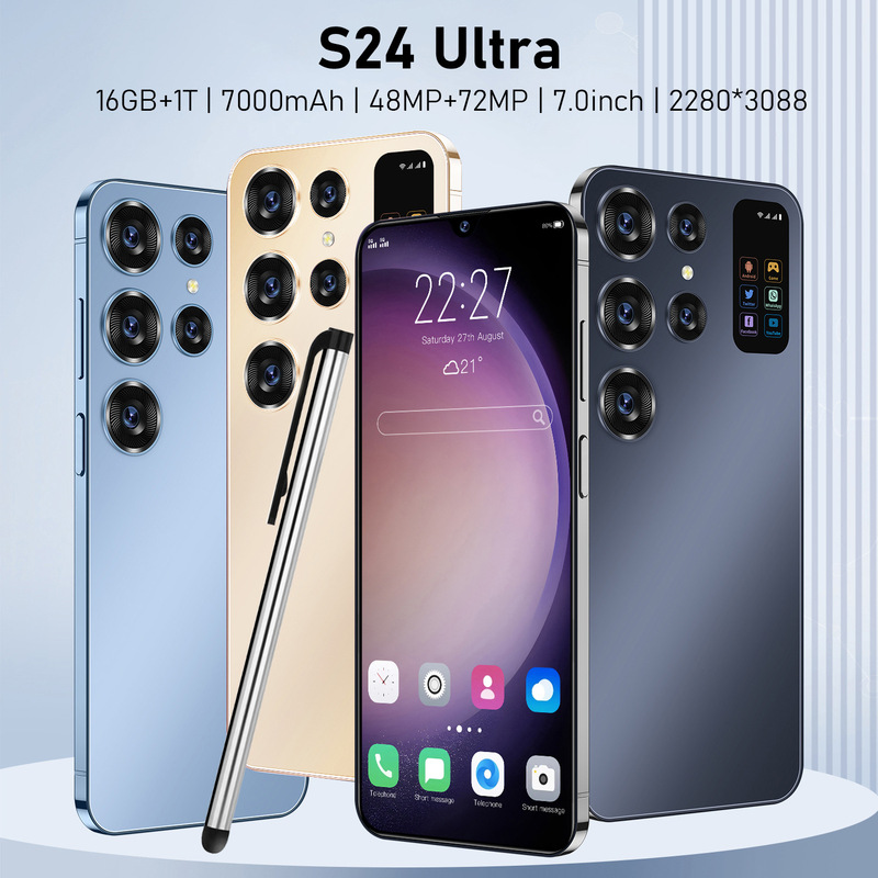 New Cross-Border Mobile Phone S24Ultra High-Definition Large Screen 2+16 5g All-In-One Device Low-Cost Smartphone for Foreign Trade New Cross-Border Mobile Phone S24Ultra High-Definition Large Screen 2+16 5g All-In-One Device Low-Cost Smartphone for Foreign Trade