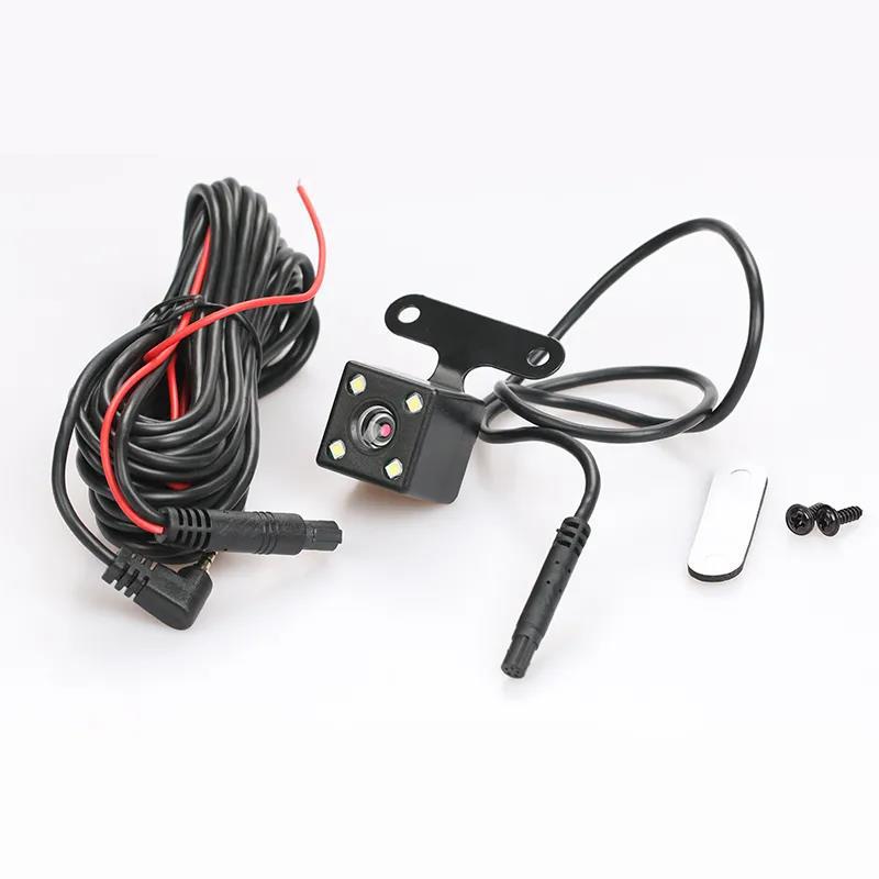 Universal 4-Hole 5-Hole Dash Cam with Streaming Media, Clear Night Vision, In-Car Reversing Image, Rear Camera Lens