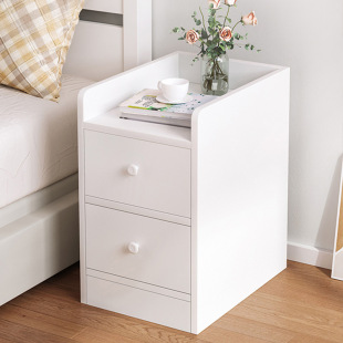 Small Bedside Table Simple Modern Simple Storage Rack Side Cabinet Super Narrow Gap Storage Cabinet for Rental Room