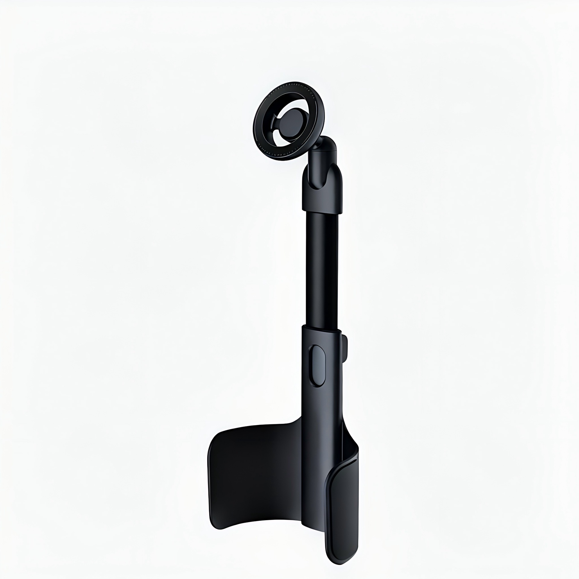 Car-mounted magnetic cup holder and phone stand 2-in-1 retractable cup holder aluminum alloy multifunctional drink rack