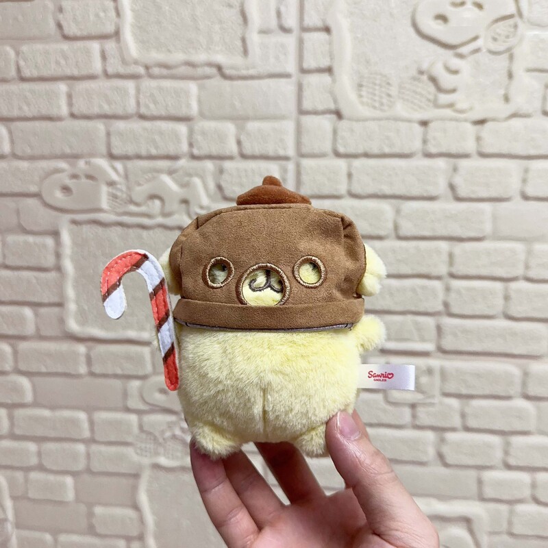 かわいいサンリオハロウィンゴーストシリーズペンダントマスク付き発光ヘッドギアクロメktぬいぐるみキーホルダー|undefined
