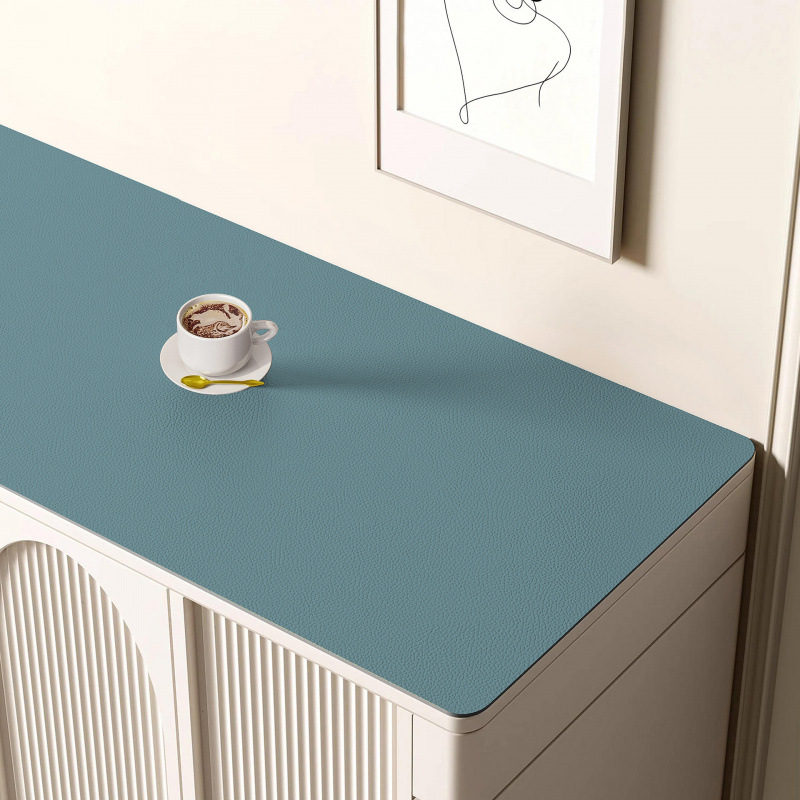 Estera de mesa de color sólido estera de gabinete de zapatos estera de cubierta de cubierta de cubierta de TV a prueba de aceite a prueba de agua a prueba de suciedad