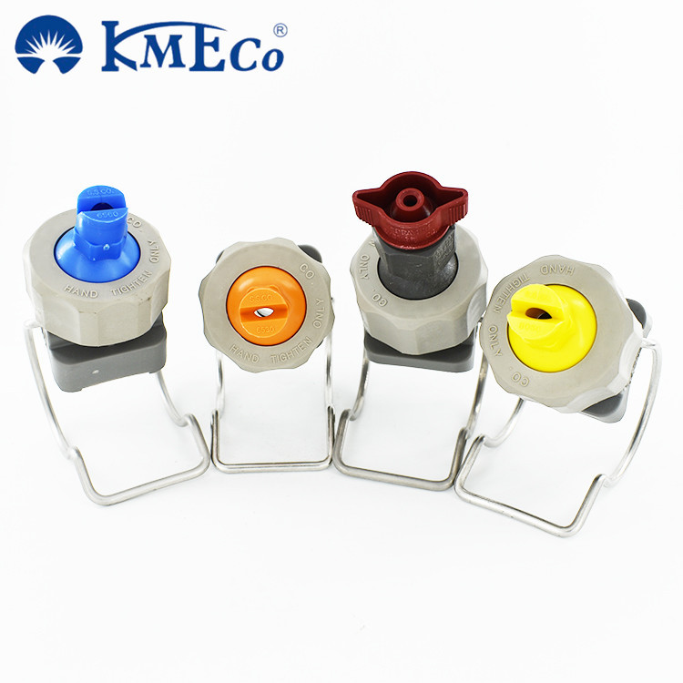 KMECO 可以替代斯普瑞的喷雾喷嘴快拆式夹扣喷嘴 实心锥塑料喷嘴