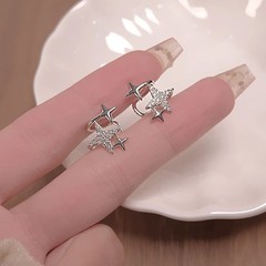 星星耳夹无耳洞女新款爆款耳骨夹高级感轻奢小众设计气质时尚耳饰