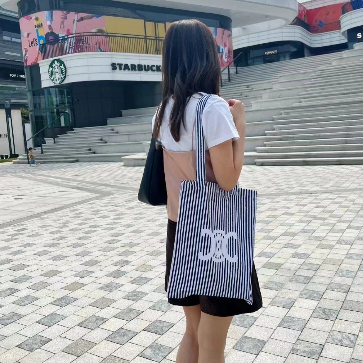 CE Arco de Triomphe Bolsa de lona Bolsa de almacenamiento de viaje pequeña salida fresca Bolsa de mano Bolsa de lona Bolsa de lona de cercanías