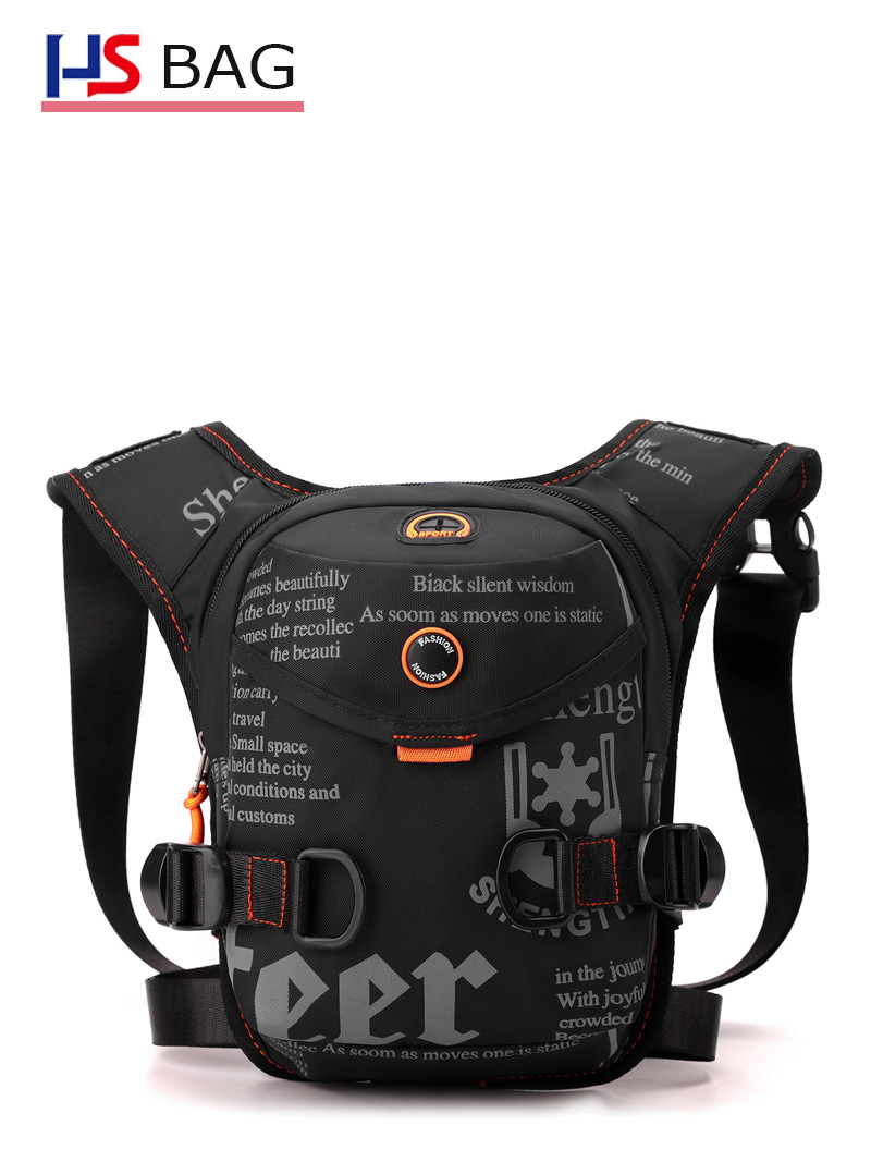 Camouflage water repellent hip bag for men and women