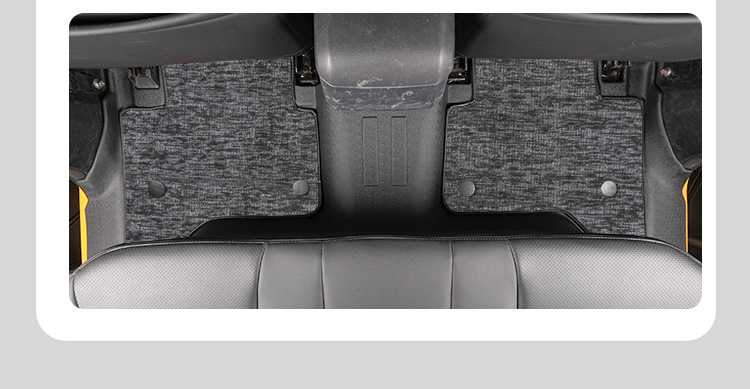 Suitable for Isuzu Ruimai, full coverage door sill interior decoration accessories, pickup truck modification TPE car floor mats