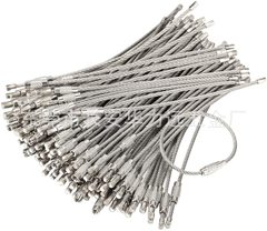 ステンレスキーホルダー304ステンレスリングワイヤーロープ1.5x15cmワイヤーチェーンアマゾンedcアクセサリー