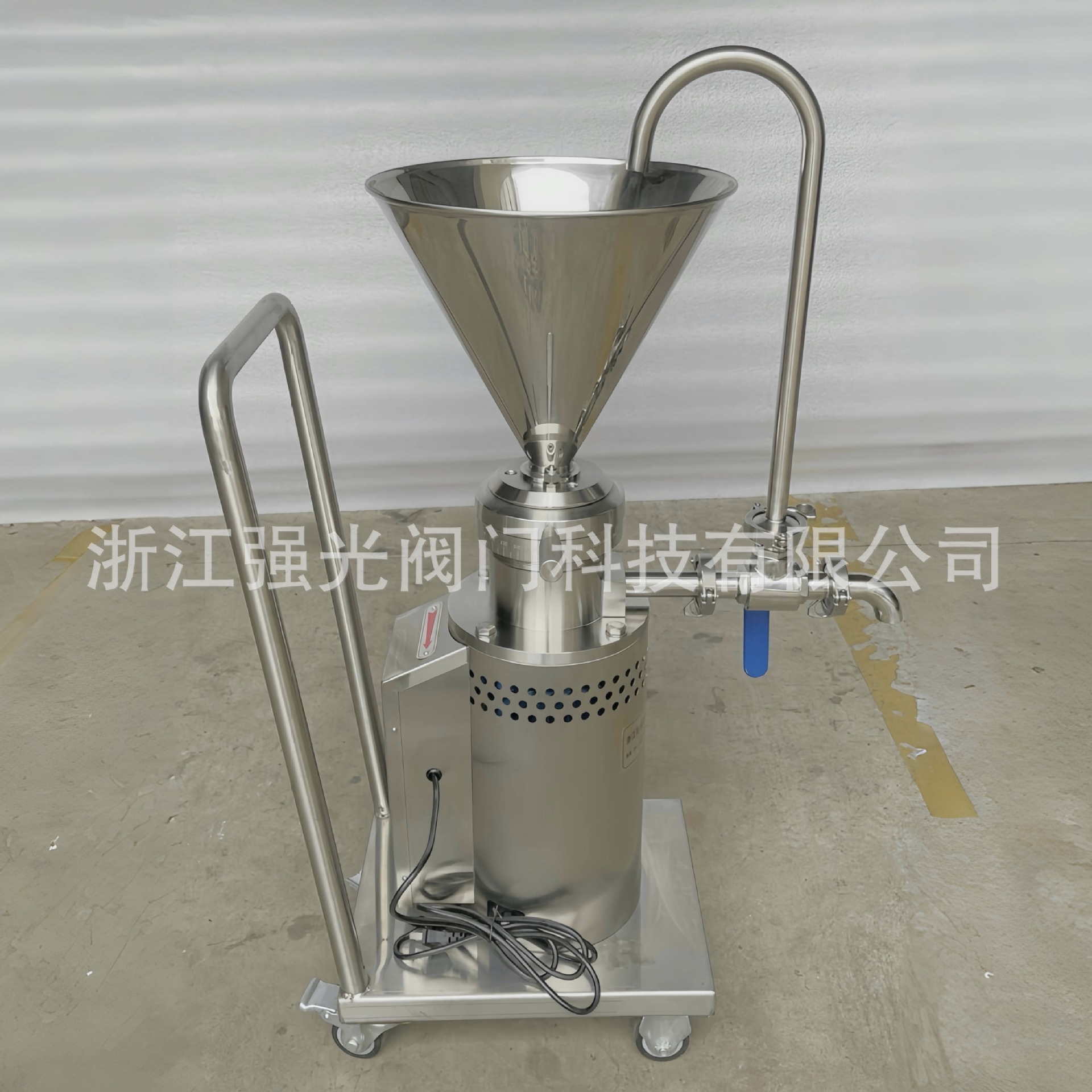 304/316L移动式卫生型食品级不锈钢立式实验室胶体磨