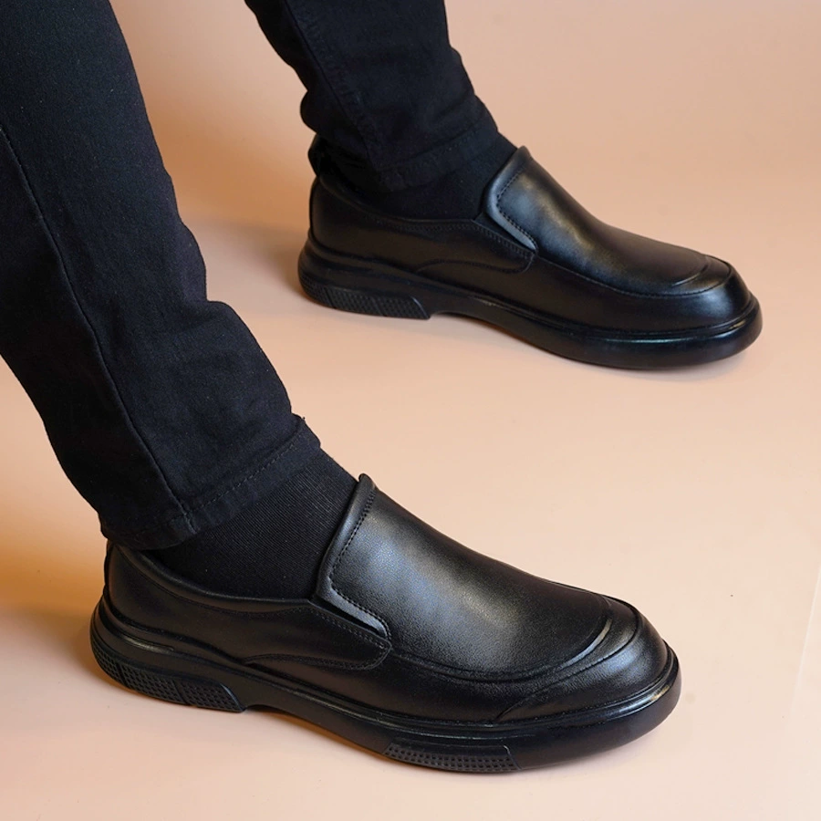 Бизнес повседневная обувь Кожаная английская универсальная мужская кожаная обувь дышащая мужская обувь бизнес папы обувь среднего возраста мужская обувь