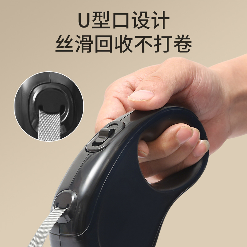 Tractor transfronterizo para perros Cuerda telescópica automática para perros pequeños y medianos Cuerda para pasear perros Cadena para perros Cuerda para perros Cuerda para mascotas