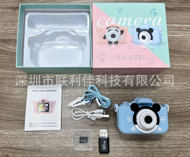 X2 子供用ミニデジタルカメラ HD 小型一眼レフは写真とビデオを撮ることができます 知育玩具 クロスボーダー工場直販|undefined