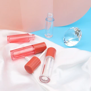 DIY圆形唇彩瓶注塑可喷橡皮漆唇釉管大容量液体眼影空瓶 定制加工